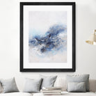 Expressionist Blue Abstract by Francoise Wattre on GIANT ART - paintings abstract art