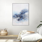 Expressionist Blue Abstract by Francoise Wattre on GIANT ART - paintings abstract art