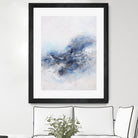 Expressionist Blue Abstract by Francoise Wattre on GIANT ART - paintings abstract art