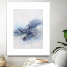 Expressionist Blue Abstract by Francoise Wattre on GIANT ART - paintings abstract art