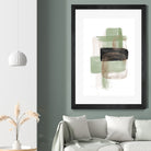 Simple Green-2 by Sally Ann Moss on GIANT ART - geometric geometric geometric
