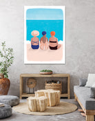 Cakula by Maja on GIANT ART - blue figurative hats