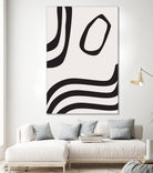 Black Curves by Sally Ann Moss on GIANT ART - line art abstract