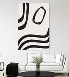 Black Curves by Sally Ann Moss on GIANT ART - line art abstract