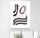 Black Curves by Sally Ann Moss on GIANT ART - line art abstract