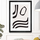 Black Curves by Sally Ann Moss on GIANT ART - line art abstract