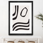 Black Curves by Sally Ann Moss on GIANT ART - line art abstract