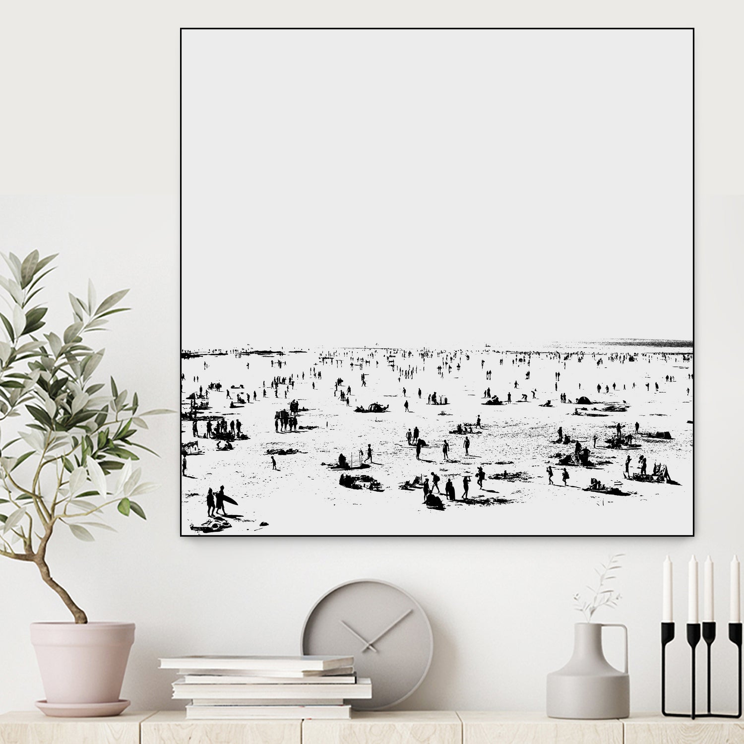 Beach No2 by Dan on GIANT ART - illustration bright