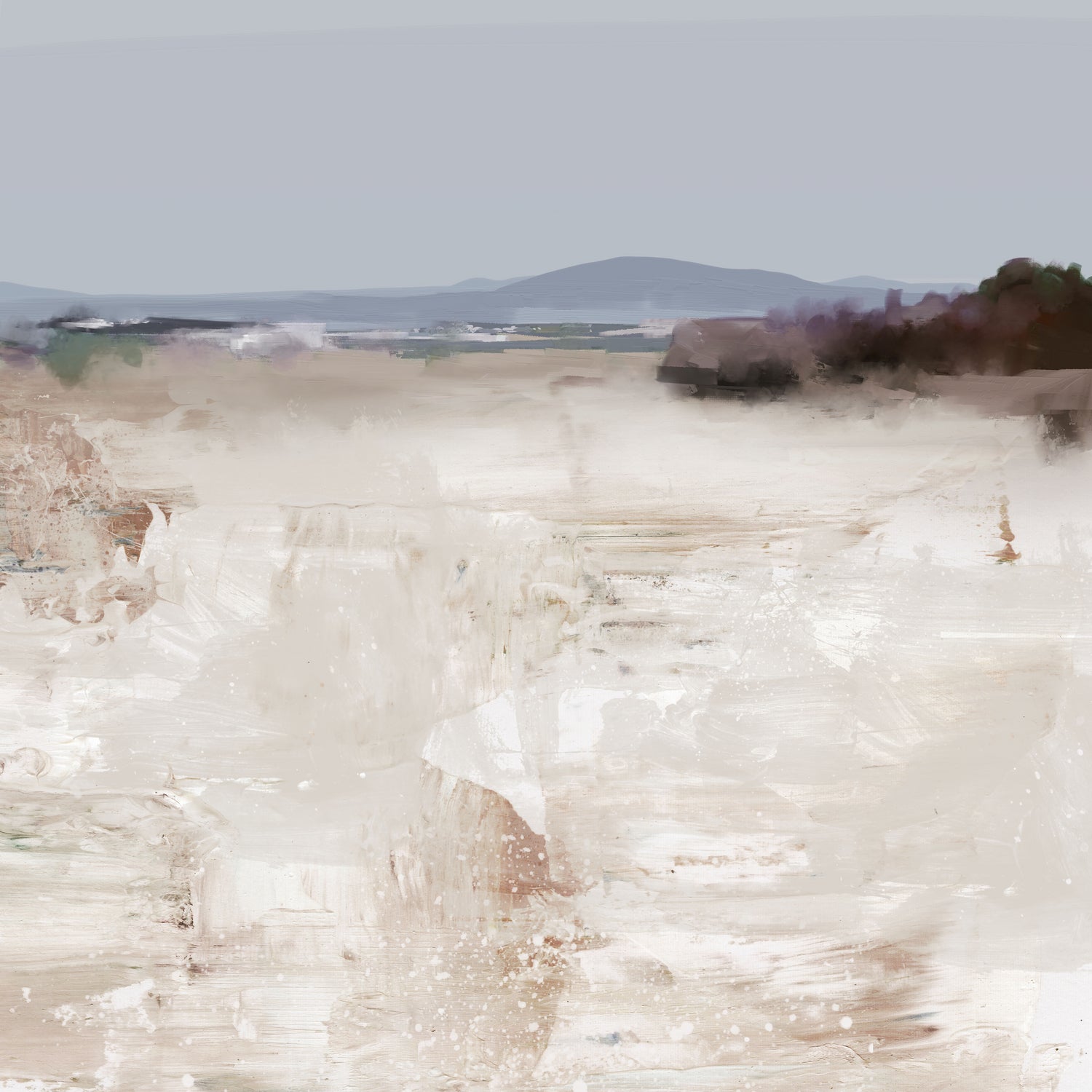 Stream by Dan on GIANT ART - illustration mountain