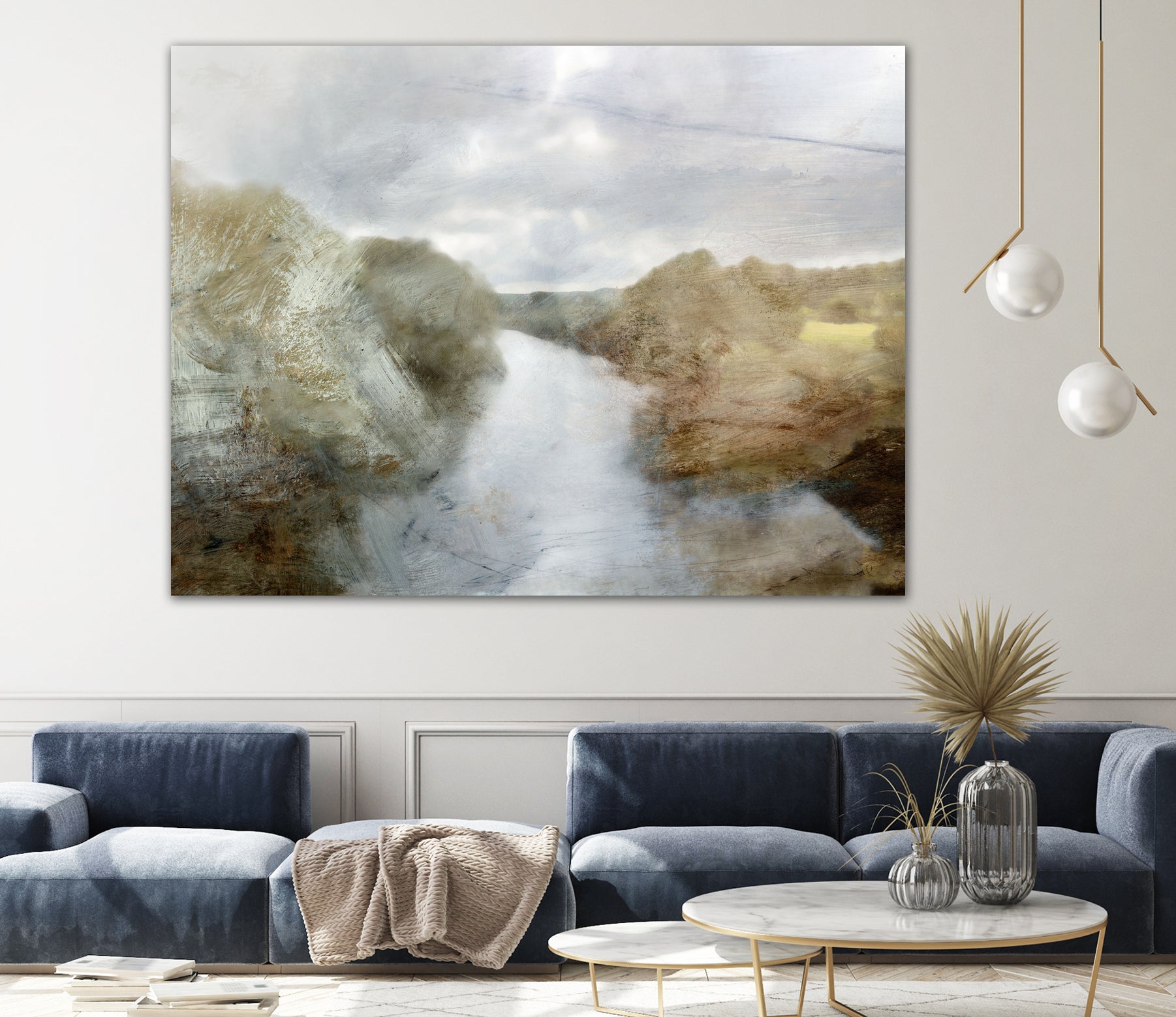 River by Dan Hobday on GIANT ART - abstract dan hobday