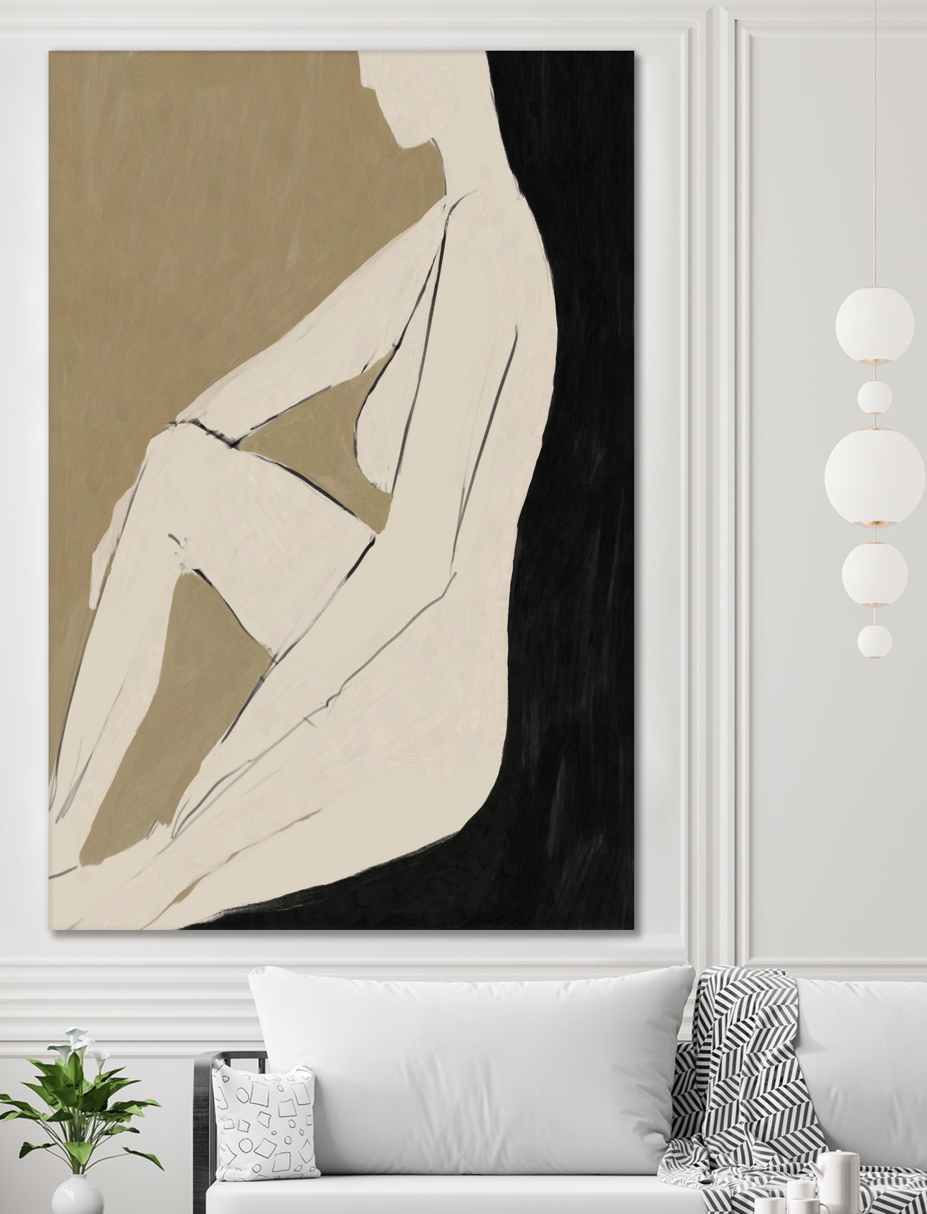 Chill by Dan on GIANT ART - abstract woman