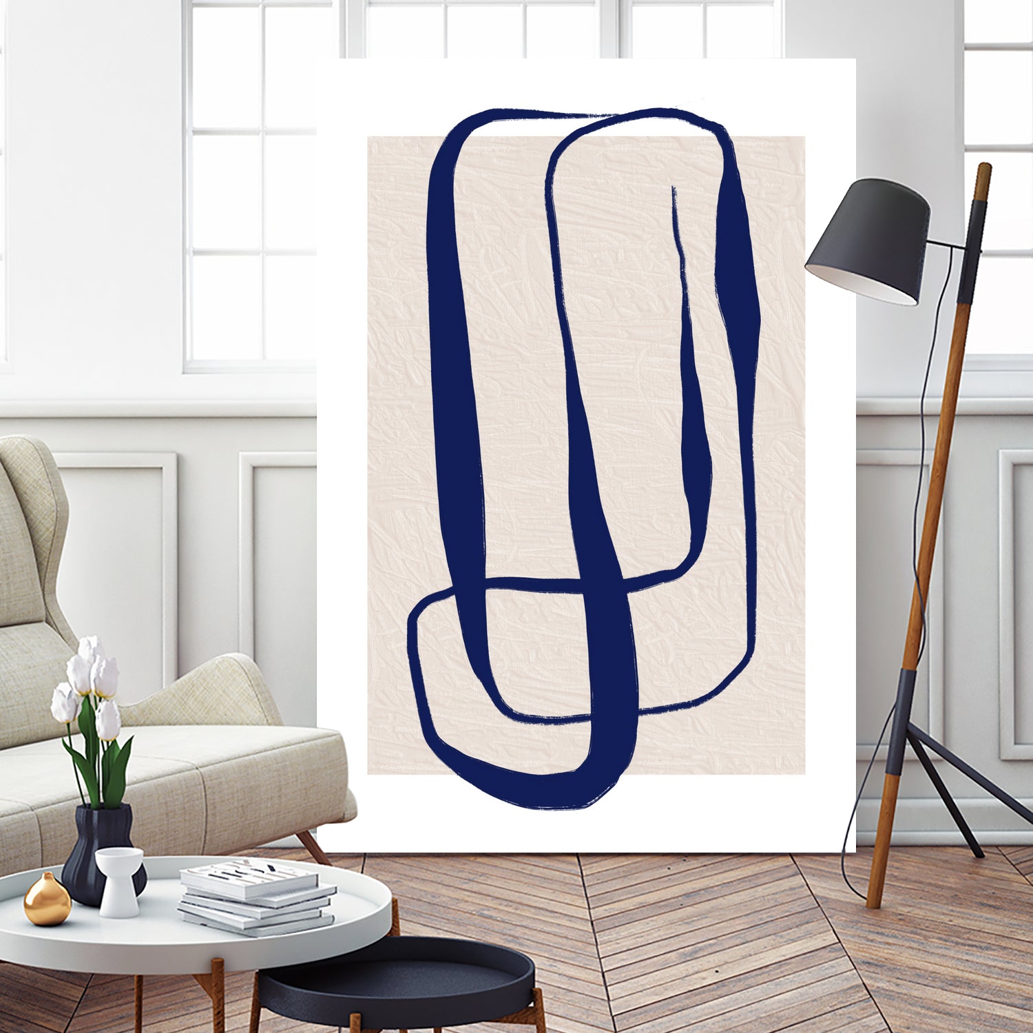 Feeling of Patience-3 by Sally on GIANT ART - abstract single line