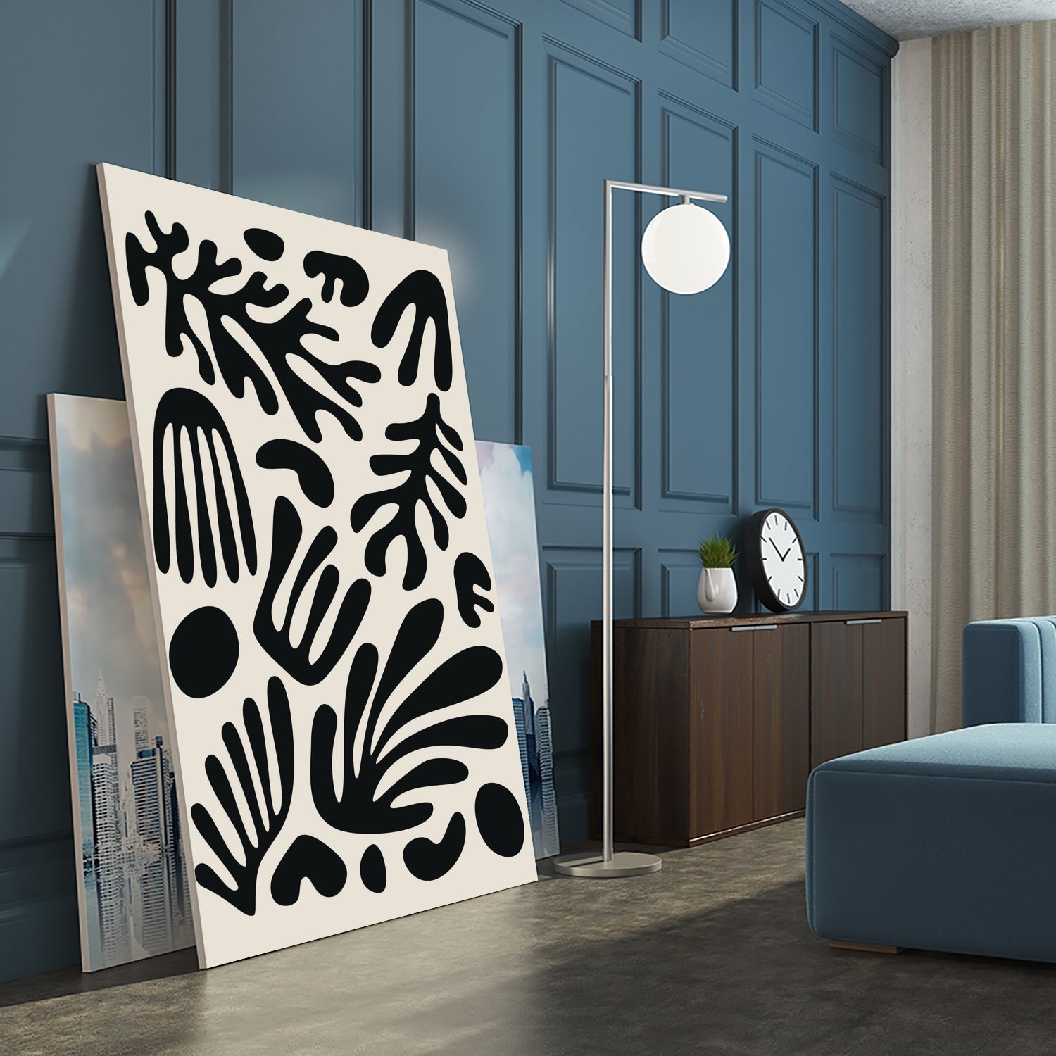 Henri Matisse Black Algae Collection #3 by jay on GIANT ART - illustration bw