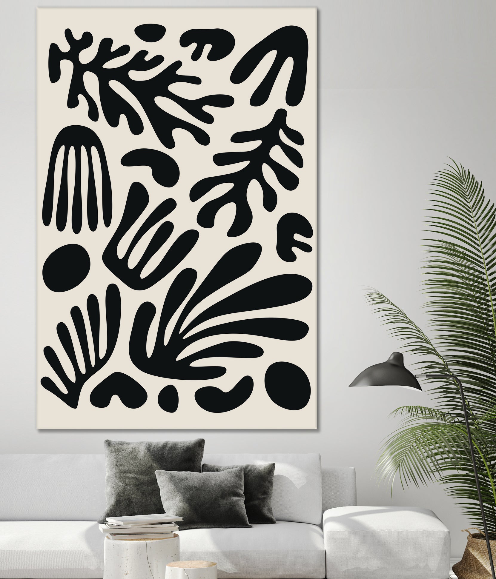 Henri Matisse Black Algae Collection #3 by jay on GIANT ART - illustration bw
