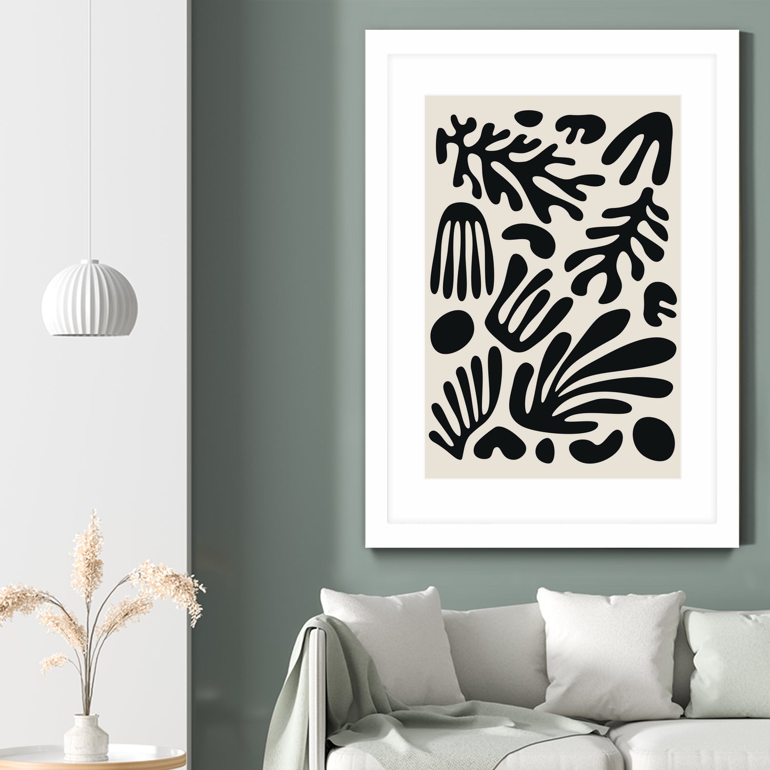 Henri Matisse Black Algae Collection #3 by jay on GIANT ART - illustration bw