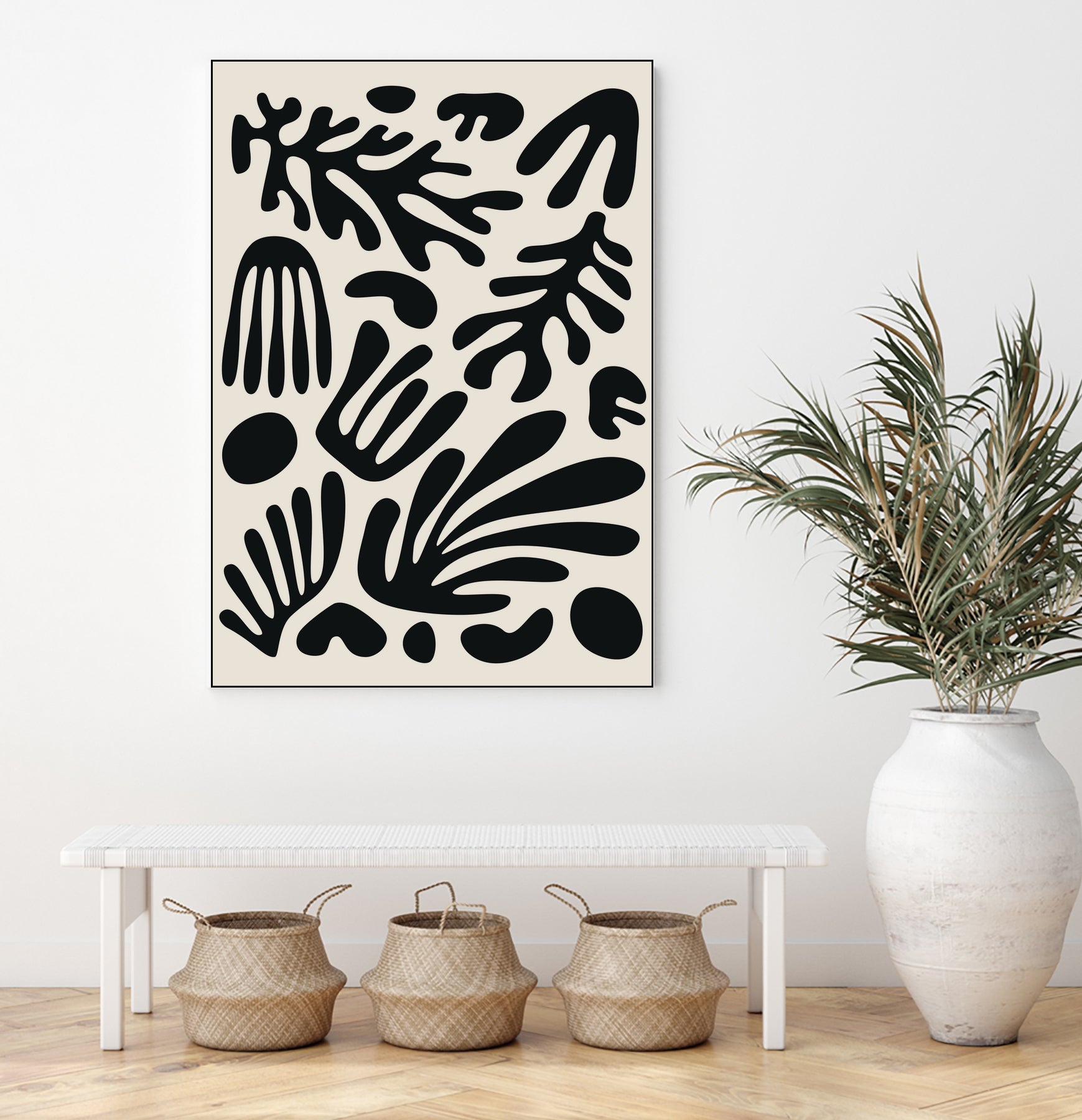 Henri Matisse Black Algae Collection #3 by jay on GIANT ART - illustration bw