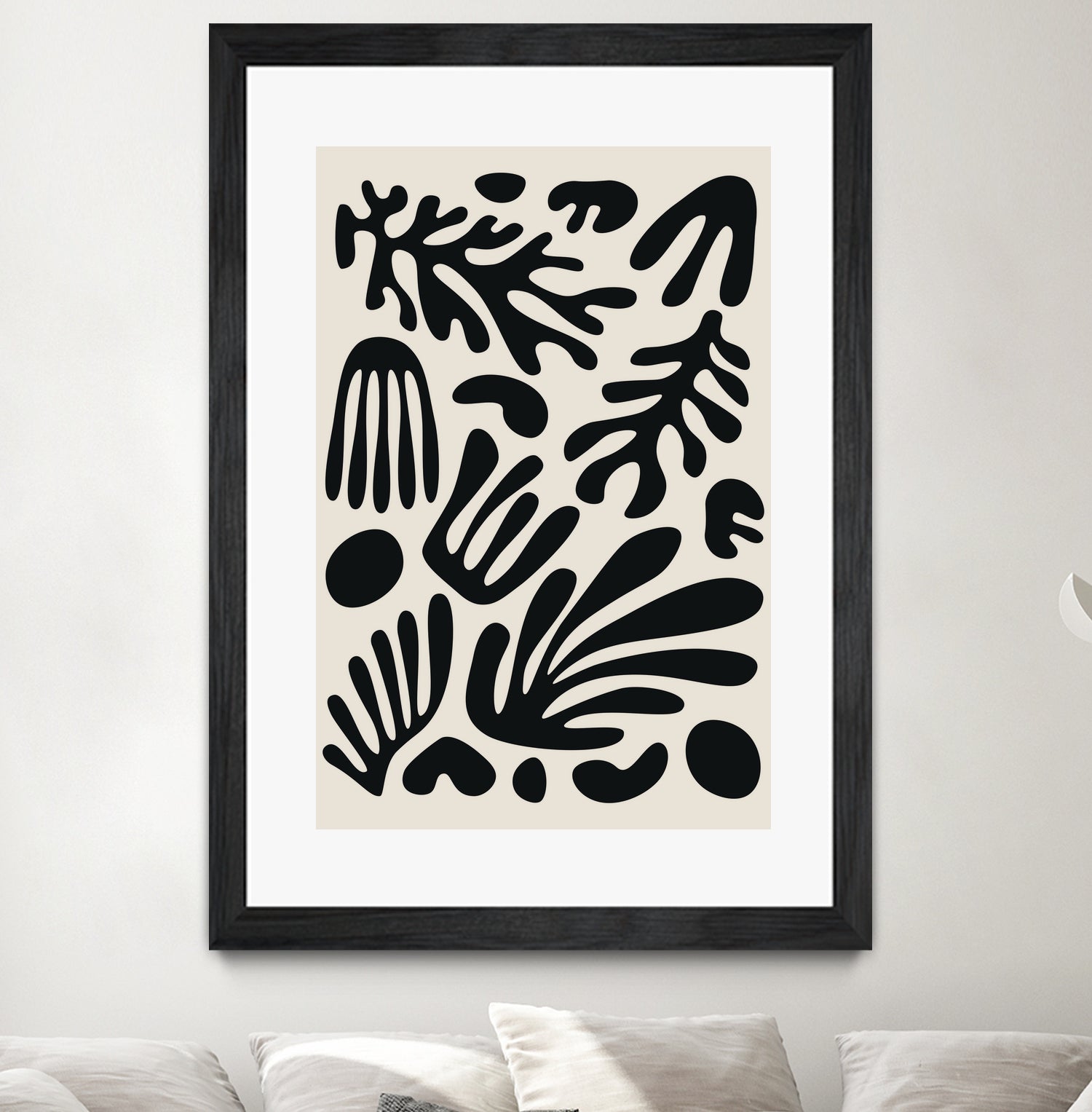Henri Matisse Black Algae Collection #3 by jay on GIANT ART - illustration bw