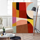 Warm Colors Bauhaus Geometry2 by Ana Rut Bre on GIANT ART - abstract abstract