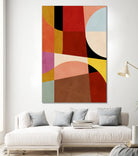 Warm Colors Bauhaus Geometry2 by Ana Rut Bre on GIANT ART - abstract abstract