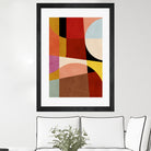 Warm Colors Bauhaus Geometry2 by Ana Rut Bre on GIANT ART - abstract abstract