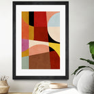 Warm Colors Bauhaus Geometry2 by Ana Rut Bre on GIANT ART - abstract abstract