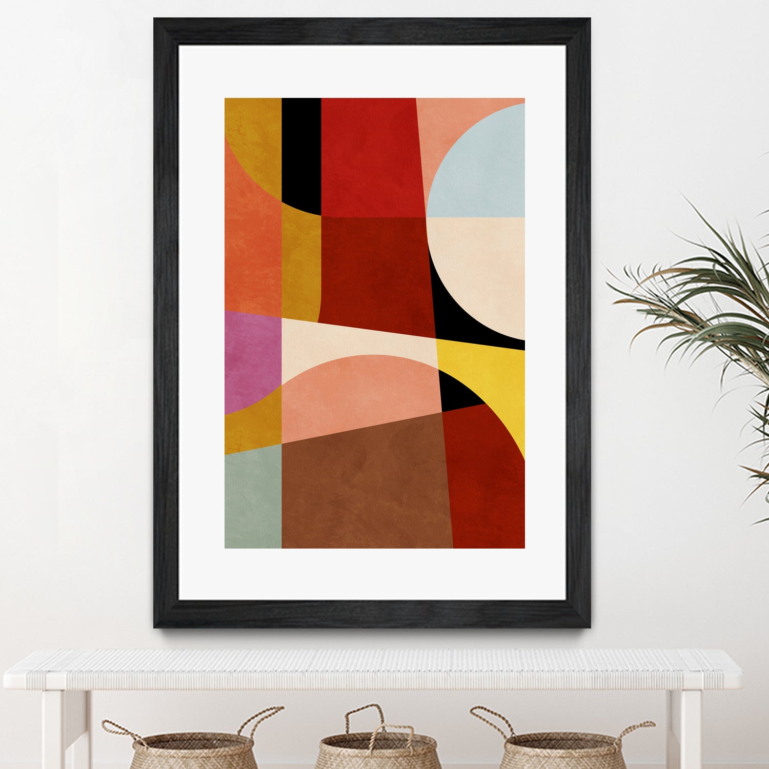Warm Colors Bauhaus Geometry2 by Ana Rut Bre on GIANT ART - abstract abstract