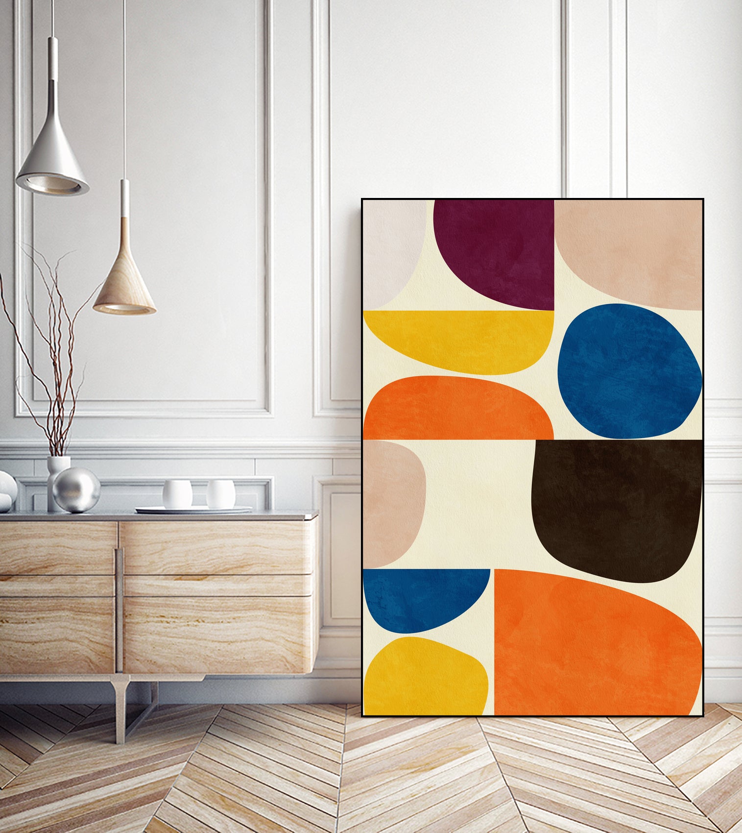 Vivid Bauhaus by Ana Rut Bre on GIANT ART -  abstract