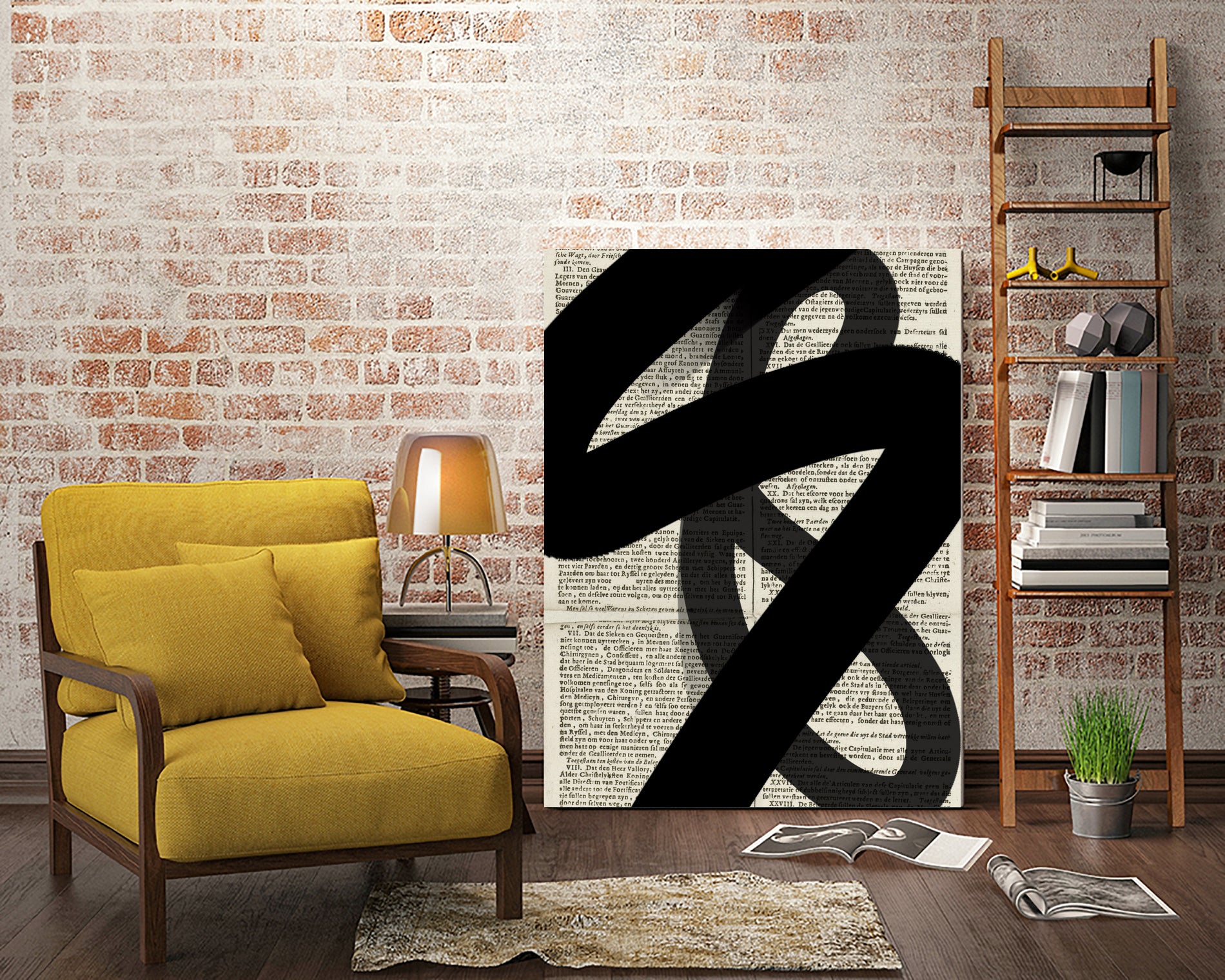 Abstract Paper IV by Yopie on GIANT ART - abstract black