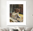 Waiting (ca.1887) by TOULOUSE LAUTREC on GIANT ART - figurative toulouse lautrec