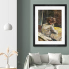 Waiting (ca.1887) by TOULOUSE LAUTREC on GIANT ART - figurative toulouse lautrec