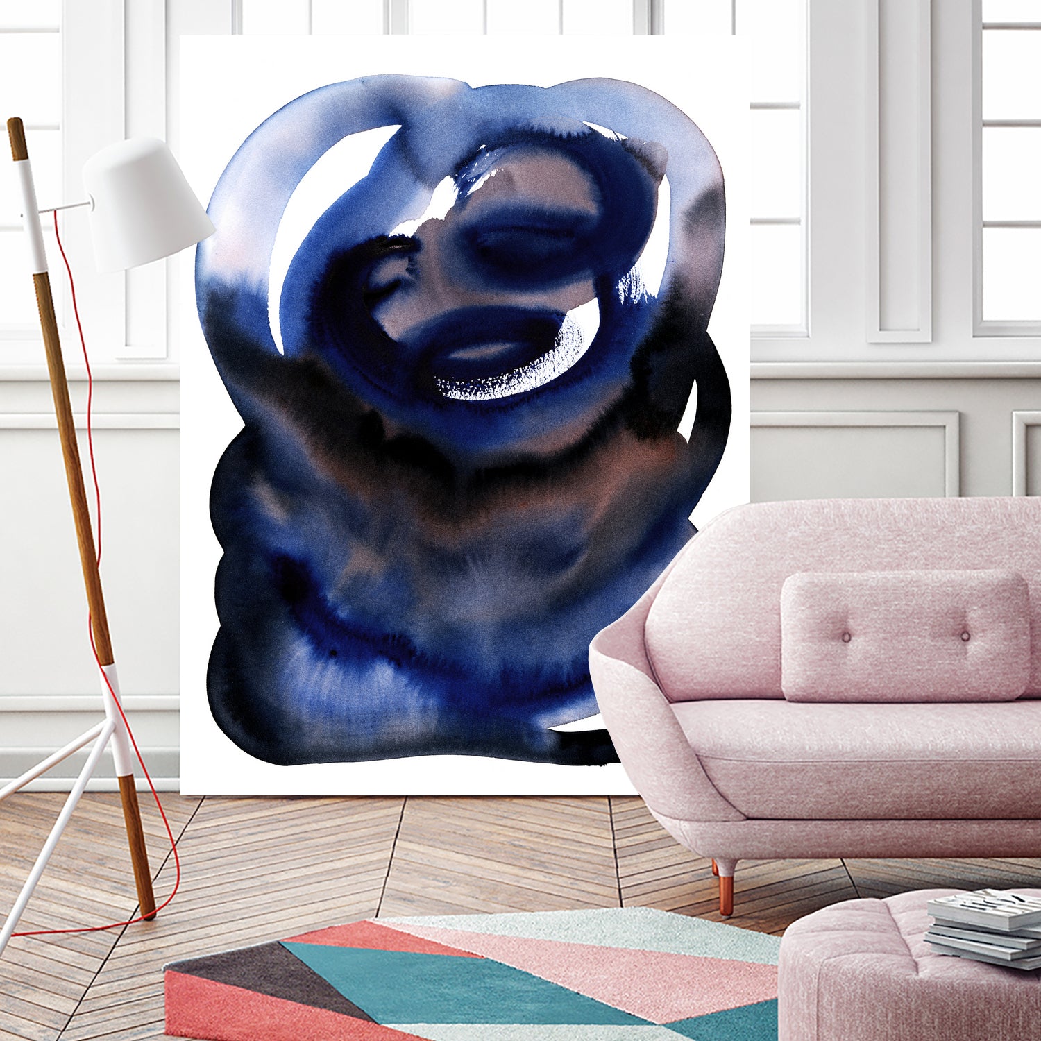 Brln Blue by Djaheda on GIANT ART - abstract abstract