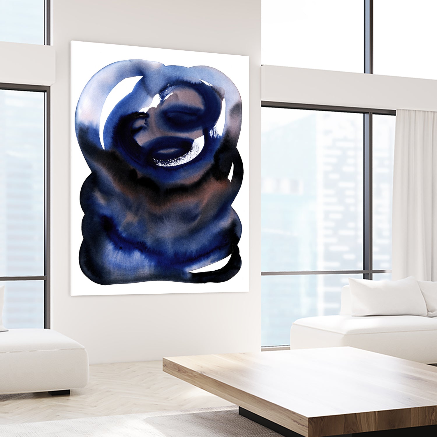Brln Blue by Djaheda on GIANT ART - abstract abstract