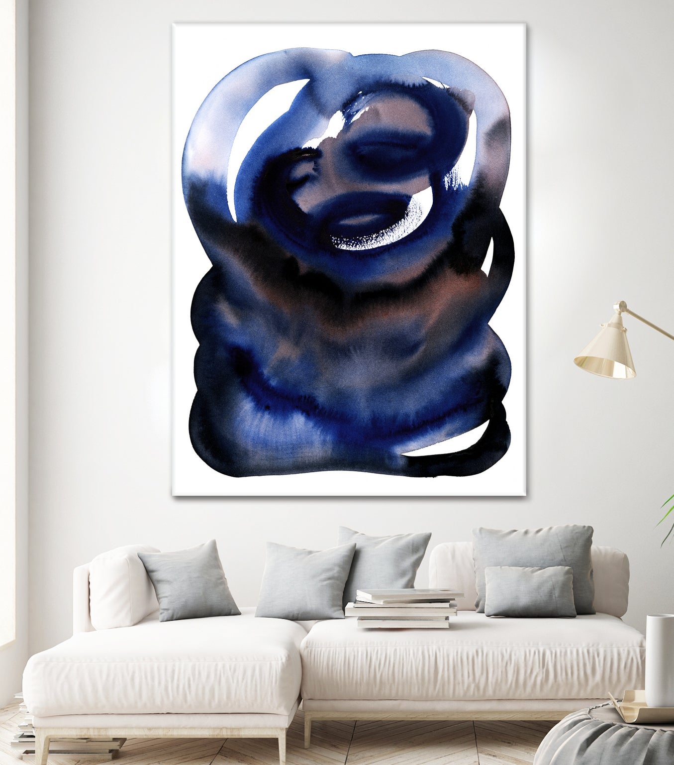 Brln Blue by Djaheda on GIANT ART - abstract abstract