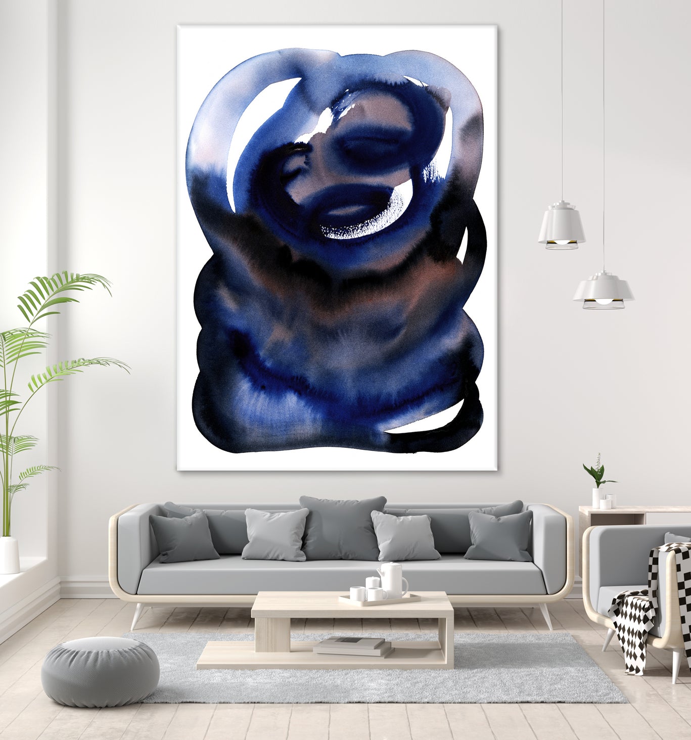 Brln Blue by Djaheda on GIANT ART - abstract abstract
