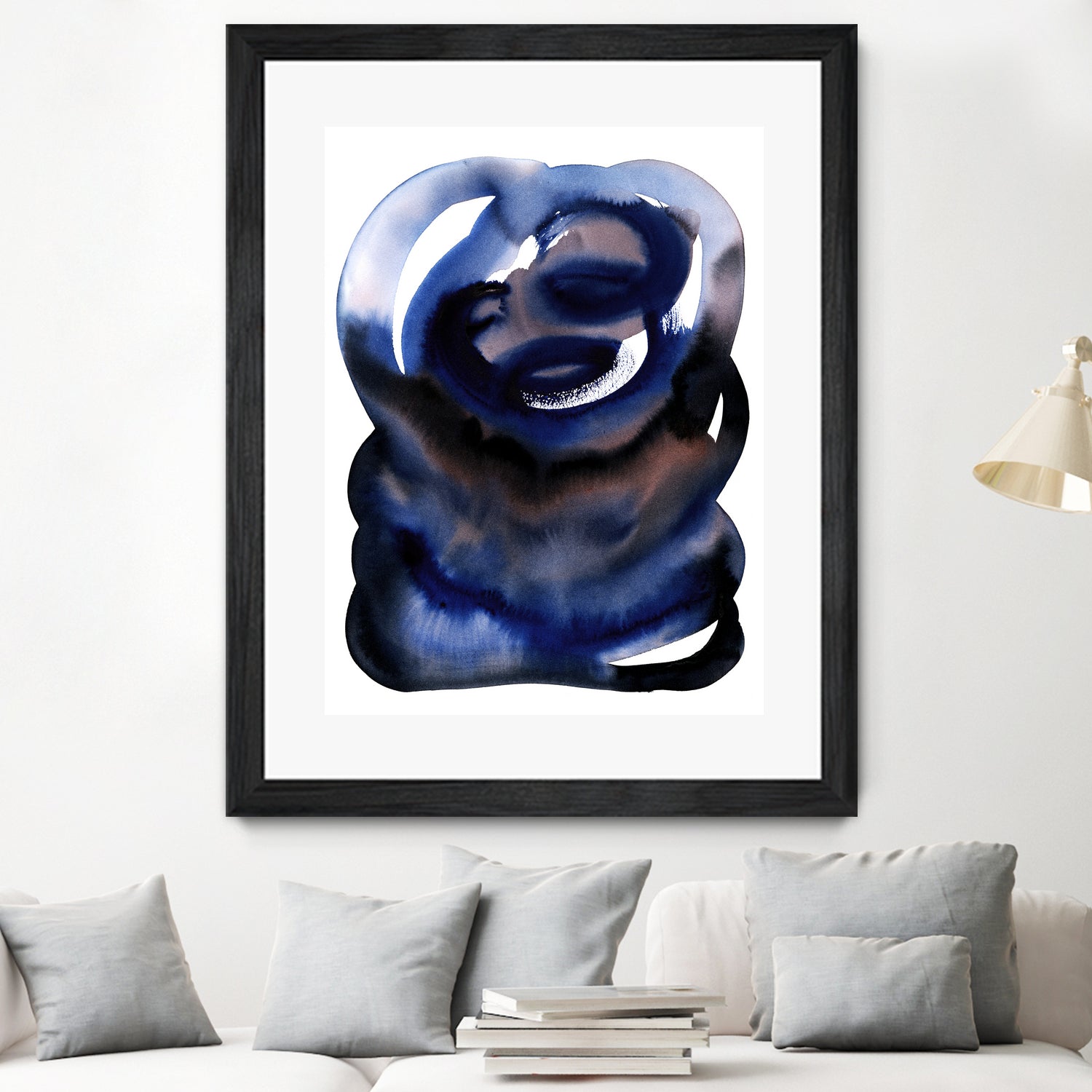 Brln Blue by Djaheda on GIANT ART - abstract abstract