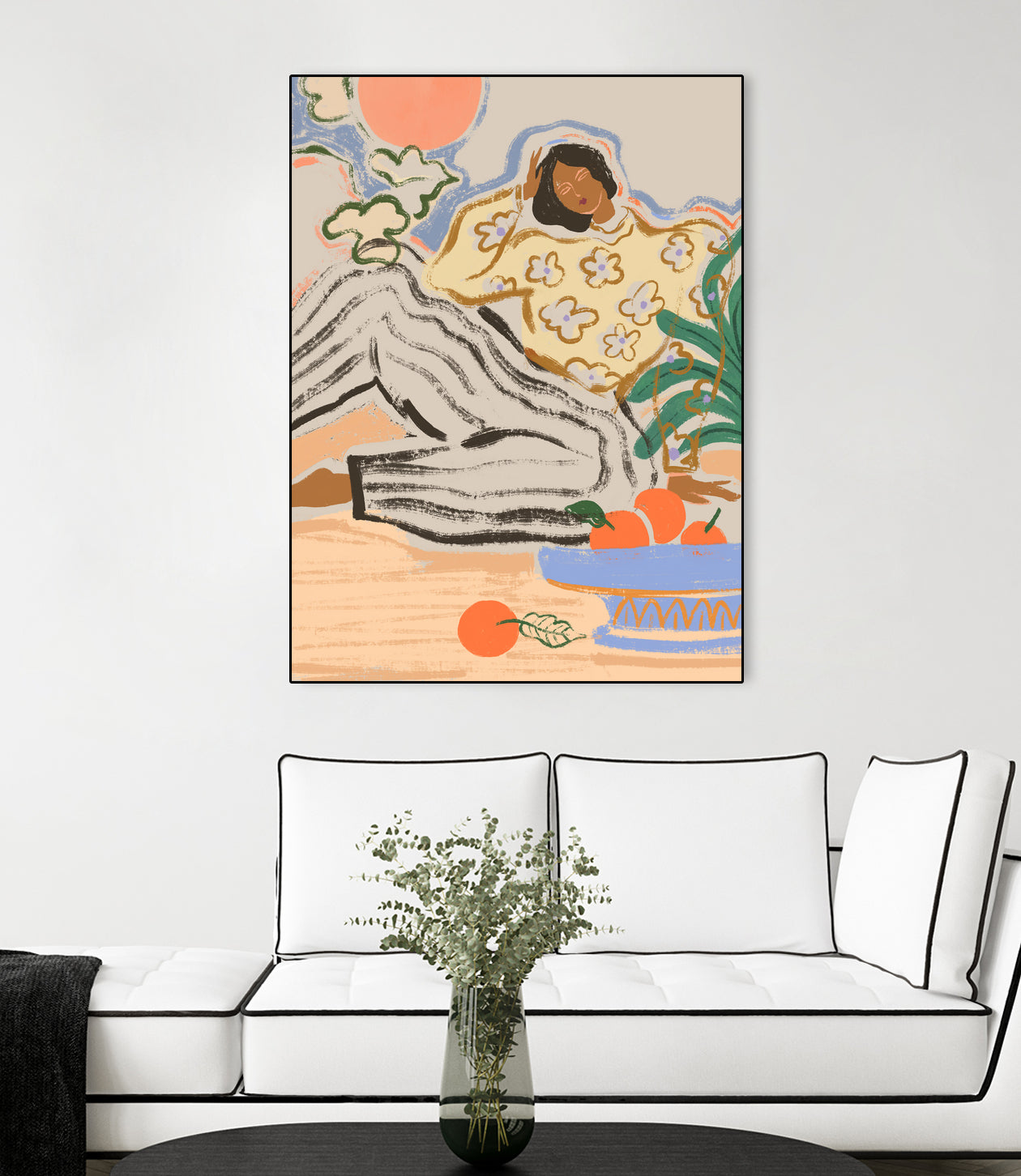 Lazydays by Arty on GIANT ART - orange figurative