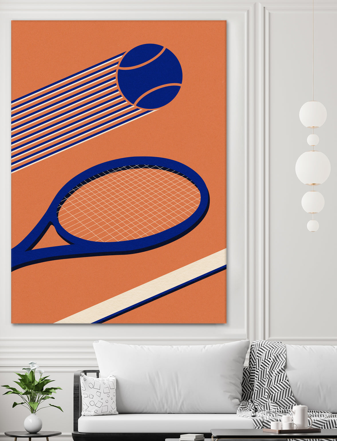 Tennis 80s by Rosi on GIANT ART - illustration tennis