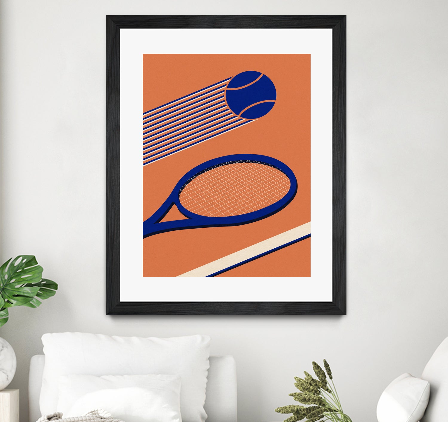 Tennis 80s by Rosi on GIANT ART - illustration tennis