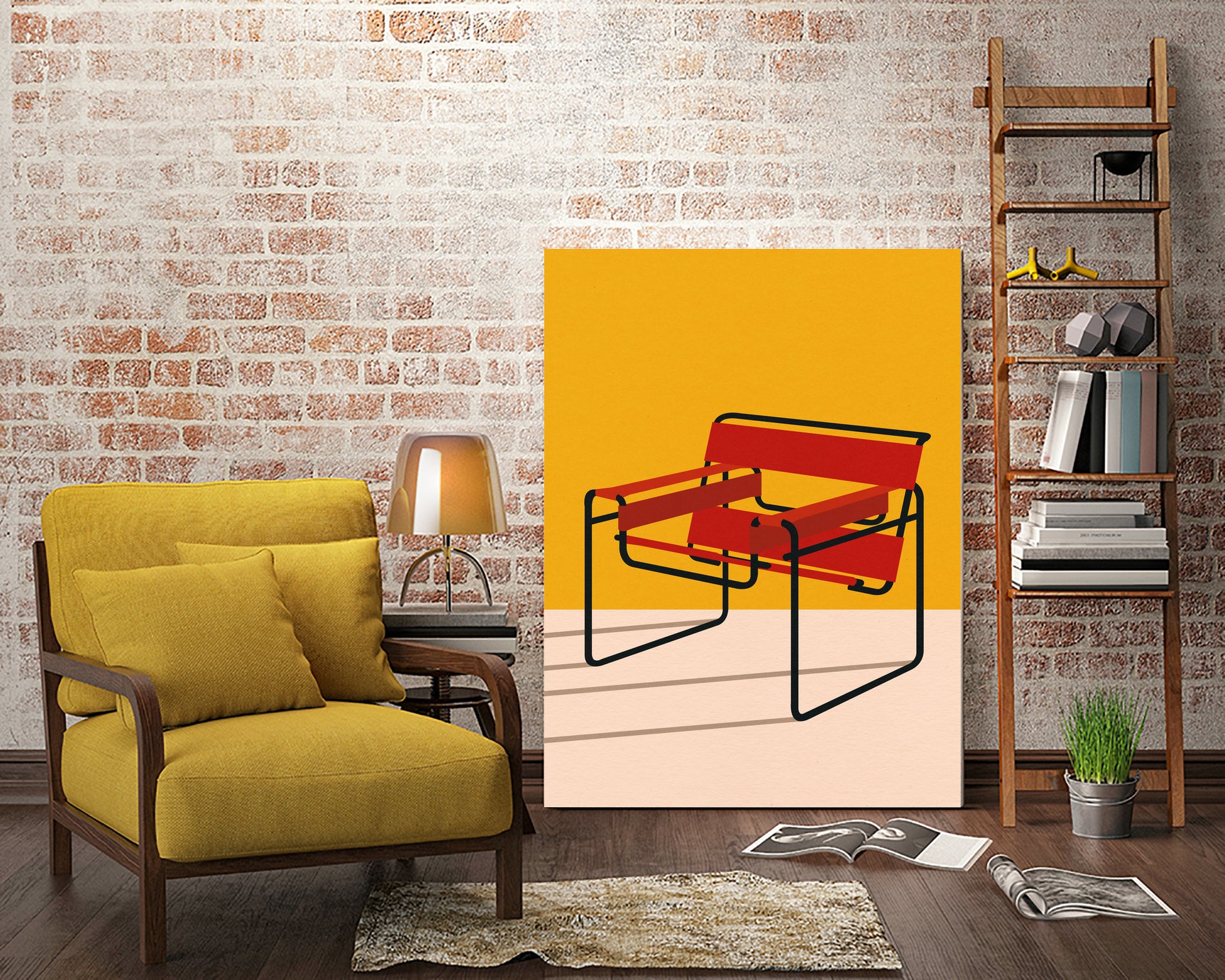 Wassily Chair Marcel Breuer by Rosi on GIANT ART - illustration chair