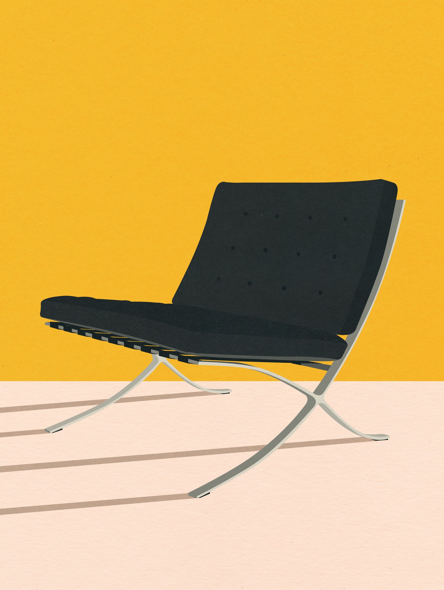 Barcelona Chair By Mies Van Der Rohe by Rosi on GIANT ART - figurative spain