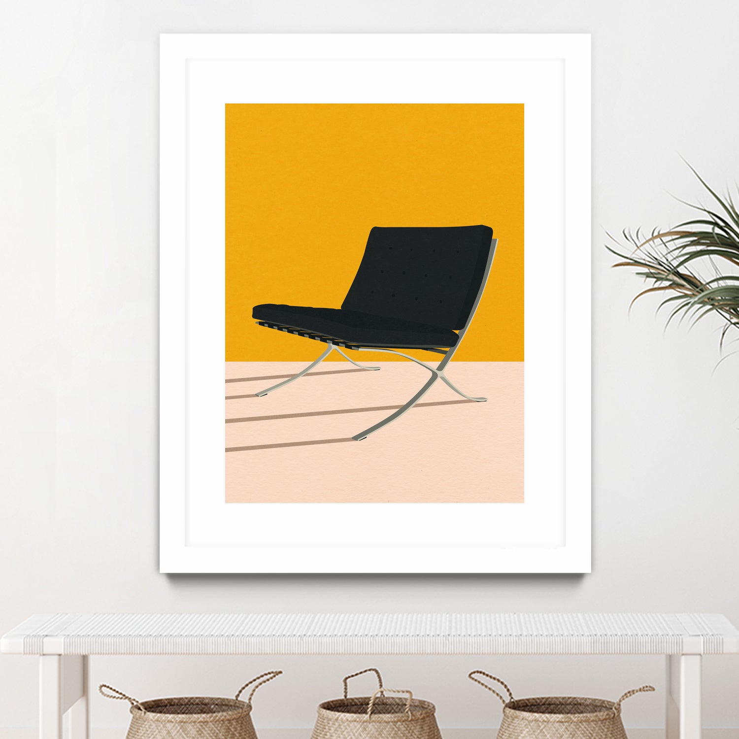 Barcelona Chair By Mies Van Der Rohe by Rosi on GIANT ART - figurative spain