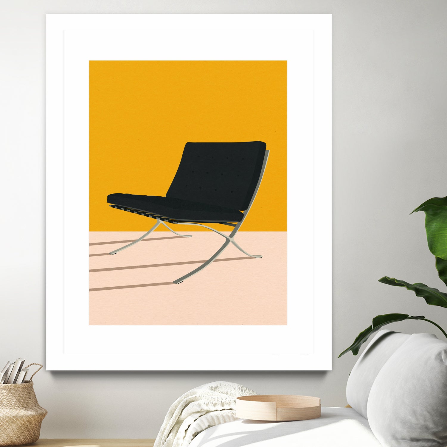 Barcelona Chair By Mies Van Der Rohe by Rosi on GIANT ART - figurative spain