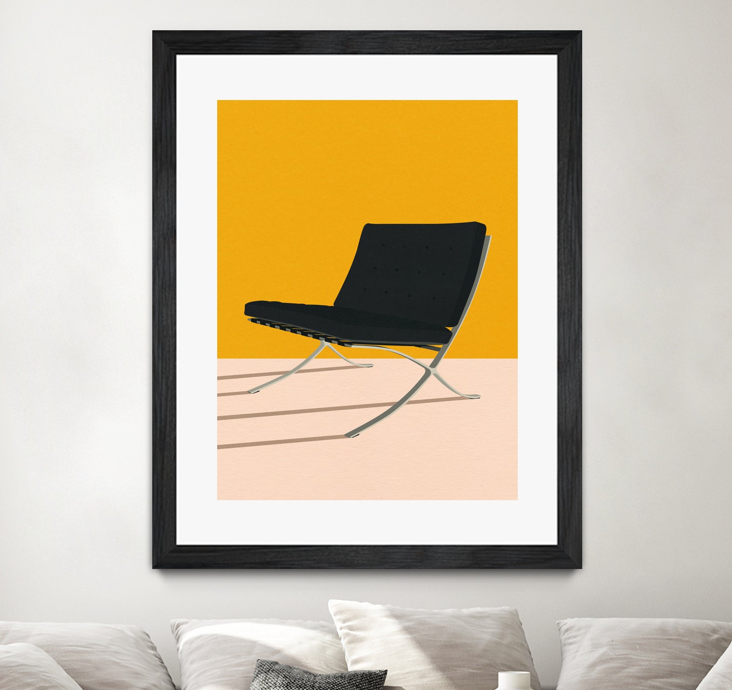 Barcelona Chair By Mies Van Der Rohe by Rosi on GIANT ART - figurative spain