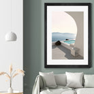 Aenaon Seaview Villa by Minorstep on GIANT ART - blue photgraphy harmony