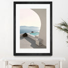 Aenaon Seaview Villa by Minorstep on GIANT ART - blue photgraphy harmony