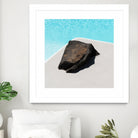 Rock By The Pool by Minorstep on GIANT ART - abstract rock