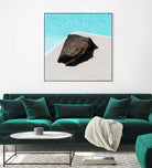 Rock By The Pool by Minorstep on GIANT ART - abstract rock