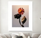 Still Life Flowers No3 by Minorstep on GIANT ART - red flowers and plants studio