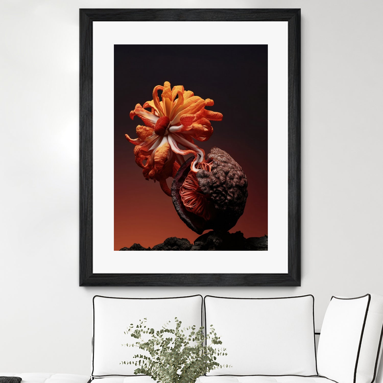 Still Life Flowers No4 by Minorstep on GIANT ART - red flowers and plants studio