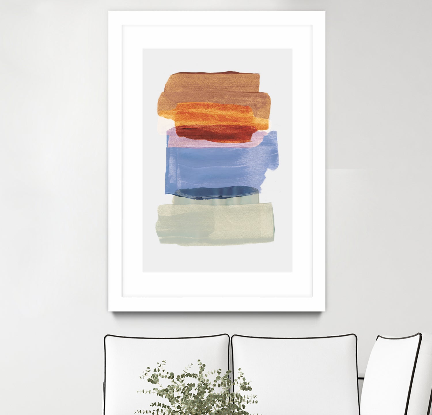 Abstract Brush Strokes 49 A1 by Mareike Bohmer on GIANT ART - abstract abstract abstract